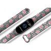 Náhradní náramek Mi band 3/4/5/6 Kružnice bílý