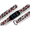 Náhradní náramek Mi band 3/4/5/6 Okřídlená srdce černý