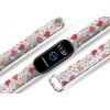 Náhradní náramek Mi band 3/4/5/6 Okřídlená srdce bílý