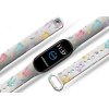 Náhradní náramek Mi band 3/4/5/6 Velikonoční zajíčci bílý