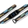 Náhradní náramek Mi band 3/4/5/6 Peří černý