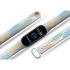 Náhradní náramek Mi band 3/4/5/6 Peří bílý