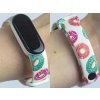 Náhradní náramek Mi band 3/4/5/6 Donut bílý
