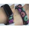 Náhradní náramek Mi band 3/4/5/6 Donut černý