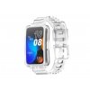 Transparentní silikonový řemínek pro Huawei Band 6/7/8