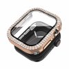 Ochranné dvojité kamínkové pouzdro se sklíčkem pro Apple Watch 45mm