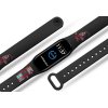 Náhradní náramek Mi band 3/4/5/6 Hasičské vozy černý