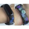 Náhradní náramek Mi band 3/4/5/6 Modrá louka černý