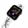 Apple watch řemínek Ještěrky bílý