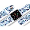 Apple watch řemínek Modrý porcelánApple watch Apple watch řemínek Modrý porcelánModrý porcelán bílý