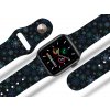 Apple watch řemínek Vločky černý