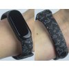 Náhradní náramek Mi band 3/4/5/6 Kniha lásky černý