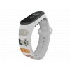 Náhradní náramek Mi band 3/4/5/6 Tlapky high five bílý