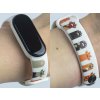 Náhradní náramek Mi band 3/4/5/6 Tlapky high five bílý