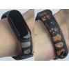 Náhradní náramek Mi band 3/4/5/6 Tlapky high five černý