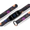 Náhradní náramek Mi band 3/4/5/6 Planetky černý