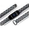 Náhradní náramek Mi band 3/4/5/6 Půlkroužky bílý