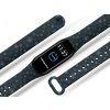 Náhradní náramek Mi band 3/4/5/6 Vločky černý