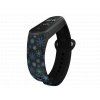 Náhradní náramek Mi band 3/4/5/6 Vločky černý