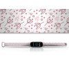 Náhradní náramek Mi band 3/4/5/6 Červená bršlice bílý