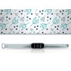 Náhradní náramek Mi band 3/4/5/6 Zelená bršlice bílý