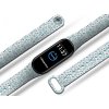 Náhradní náramek Mi band 3/4/5/6 Zelená bršlice bílý