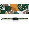 Náhradní náramek Mi band 3/4/5/6 Monstera bílý