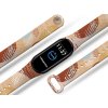 Náhradní náramek Mi band 3/4/5/6 Listí bílý