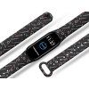 Náhradní náramek Mi band 3/4/5/6 Šrouby a matice černý