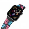 Apple watch řemínek Barevné kočky černý