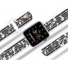 Apple watch řemínek Stopy pneumatikyApple watch Apple watch řemínek Stopy pneumatikyStopy pneumatiky bílý