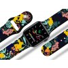 Apple watch řemínek Zajíci v trávě černý