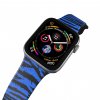 Apple watch řemínek Tygr modrý černý
