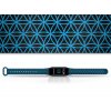 Náhradní náramek Mi band 3/4/5/6 Geometrie modrá černý