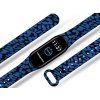 Náhradní náramek Mi band 3/4/5/6 Gepard modrý černý