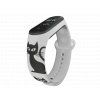 Náhradní náramek Mi band 3/4/5/6 Kočka bílý