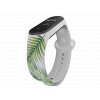 Náhradní náramek Mi band 3/4/5/6 Palmové listy bílý