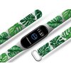 Náhradní náramek Mi band 3/4/5/6 Monstera 2 bílý
