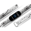 Náhradní náramek Mi band 3/4/5/6 Pampeliška 2 bílý