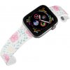 Apple watch řemínek Ibišek růžový bílý
