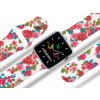 Apple watch řemínek Červené růžičkyApple watch Apple watch řemínek Červené růžičkyČervené růžičky bílý