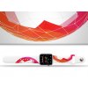 Apple watch řemínek Růžová planetka bílý