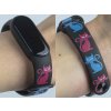Náhradní náramek Mi band 3/4/5/6/7 Barevné kočkyNáhradní náramek Mi band 3/4/5/6 Barevné kočky černý