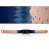 Náhradní náramek Mi band 3/4/5/6 Západ slunce na horách bílý
