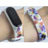 Náhradní náramek Mi band 3/4/5/6 Indiánský vzor bílý