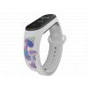 Náhradní náramek Mi band 3/4/5/6 Houbičky bílý