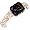 Apple watch řemínek Růžový gepard bílý