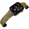 Apple watch řemínek Zlaté listy černý