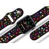 Apple watch řemínek Puntíky černý