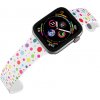Apple watch řemínek Puntíky bílý
